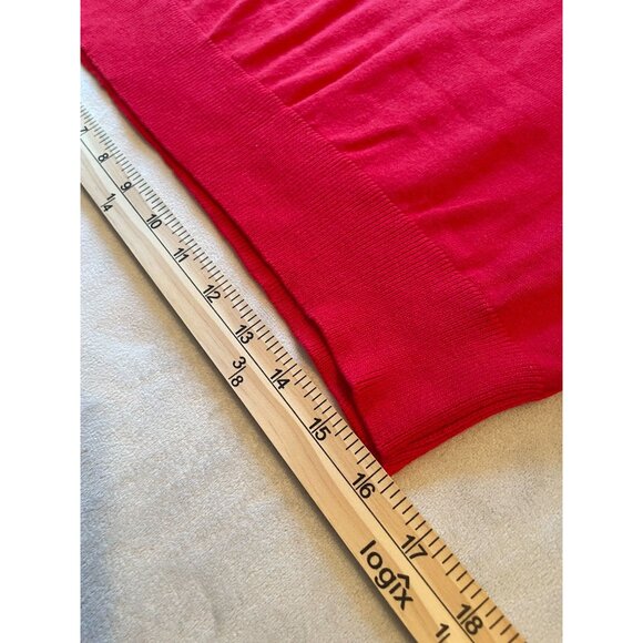 U.S. Polo Assn. Mens Red V-Neck Sweater Y2K Size L Preppy Acadamia Logo - Picture 5 of 7